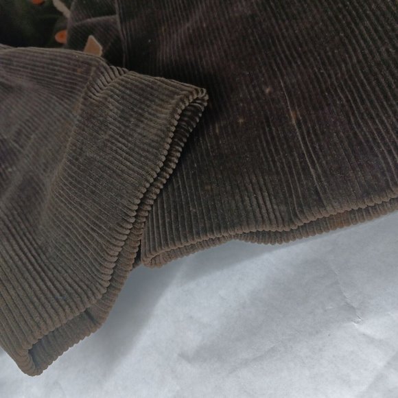 Vintage Mighty Mac Cape Ann Corduroy Men 36 Jacket Coat Faux Fur Lined Boating - Picture 9 of 13